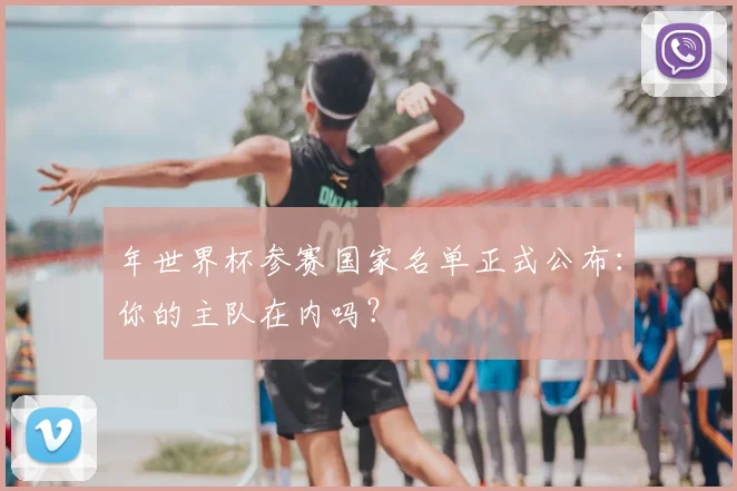 年世界杯参赛国家名单正式公布：你的主队在内吗？